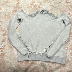 Intermix cold shoulder sweater size P